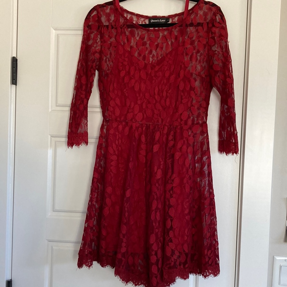 Red dress